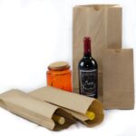 Paper Bags Kraft Single Bottle