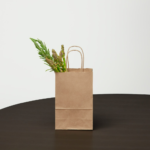 8.27″ x 4.53″ x 10″ SOS Kraft Twisted Handle Paper Bags