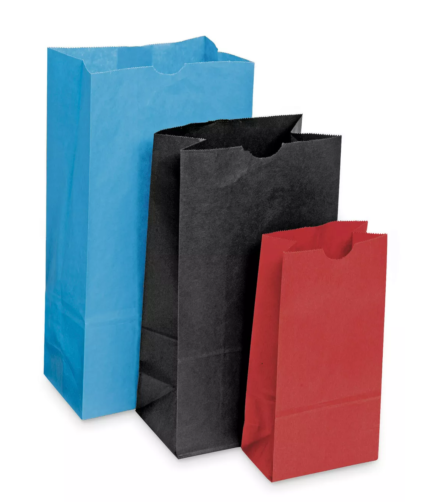 COLORED LUNCH BAGS