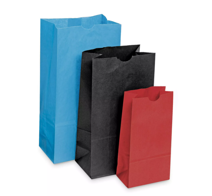 COLORED LUNCH BAGS